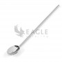 Cocktail spoon with straw