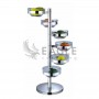 6 Layers Glass Bowl Rotating Frame