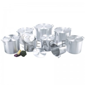 Stock Pot with Lid,Rolled Rim