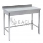 Work Table with open base 600 with Splashback