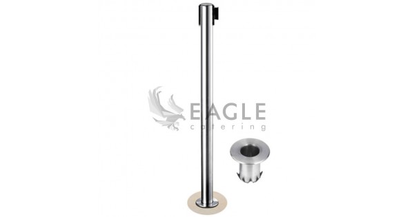 Removable Mounted Floor Barrier Post