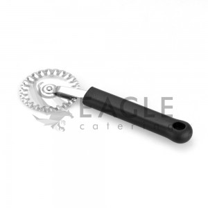 Dough cutter serrated blade
