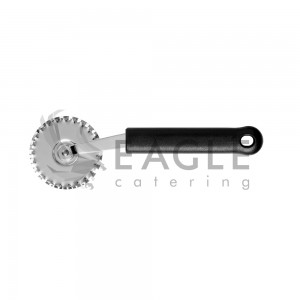 Dough cutter serrated blade