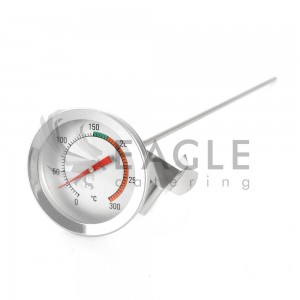 Thermometer deep fryer