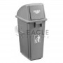 Plastic Recycling Waste  Bins 58L-Push Lid
