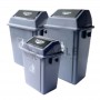 PP Push Cover Waste Bins 20L